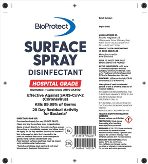 BioProtect Surface Spray Hospital Grade Disinfectant 5L