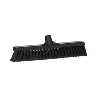 Vikan Floor Broom Soft/split Black 400mm