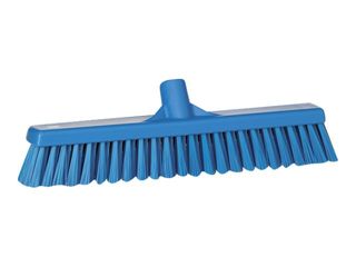 Vikan Blue Soft / Hard Floor Broom 410mm