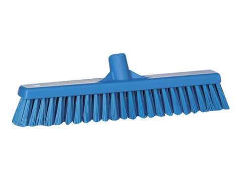 Vikan Blue Soft / Hard Floor Broom 410mm