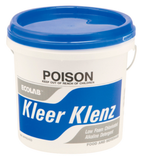 Ecolab Kleer Klenz Alkaline Detergent 4kg CLEARANCE