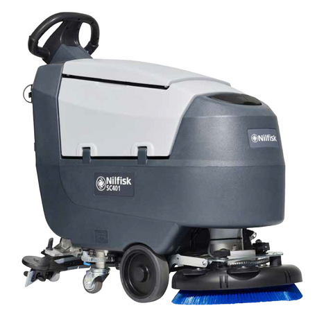 Nilfisk SC401 Mid-Size Walk Behind Floor Scrubber