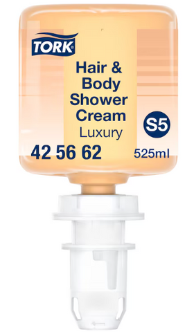 Tork S5 Luxury Hair & Body Mini Shower Cream 525ml (425662)