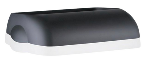 PH Waste Paper Bin Black 43L Open Lid