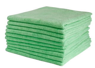 Microfibre Cloth 40cm x 40cm 300gsm Green