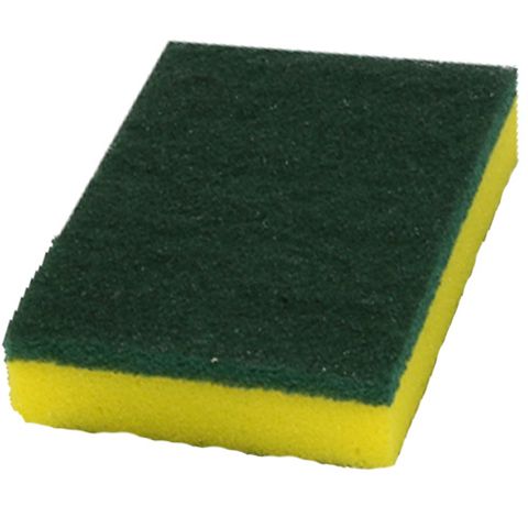 Sponge Scourer Green/Yellow