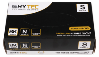 Gloves Nitrile Black P/Free Small Pk/100