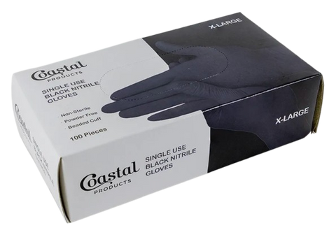 Gloves Nitrile Black P/Free