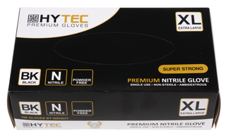 Gloves Nitrile Black P/Free X-Large Pk/100