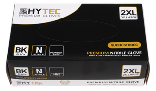 Gloves Nitrile Black P/Free 2X-Large Pk/90