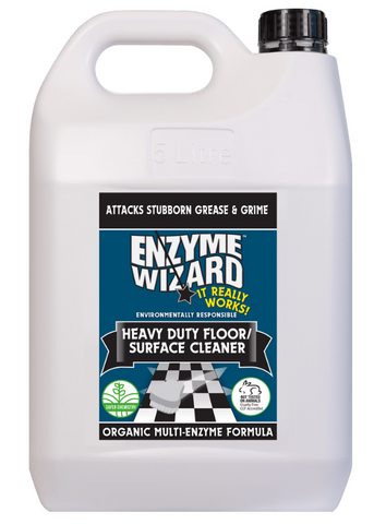 Enzyme Wizard Heavy Duty Floor Cleaner 5L SOLD AS CTN/3