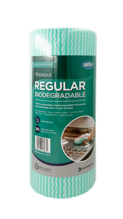 PH Sorb-X Biodegradable Wipeout Wipe Roll 90 Sheets Green