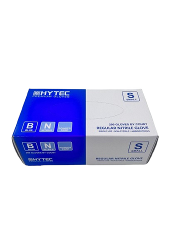 Hytec Gloves Nitrile Blue P/Free 3.5g