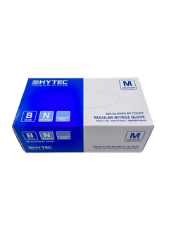 Hytec Gloves Nitrile Blue P/Free 3.5g Medium Pk/200