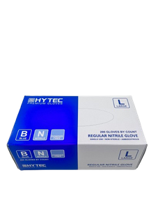 Hytec Gloves Nitrile Blue P/Free 3.5g Large Pk/200