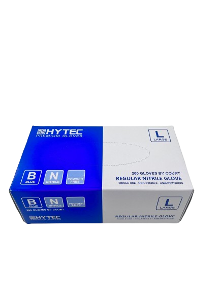 Hytec Gloves Nitrile Blue P/Free 3.5g