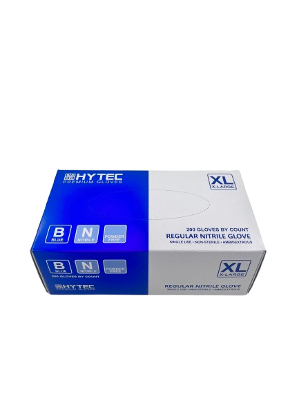 Hytec Gloves Nitrile Blue P/Free 3.5g