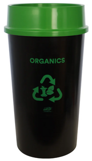 SABCO Recycling Station with Lid 60L Green