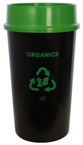 SABCO Recycling Station with Lid 60L Green