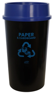SABCO Recycling Station with Lid 60L Blue