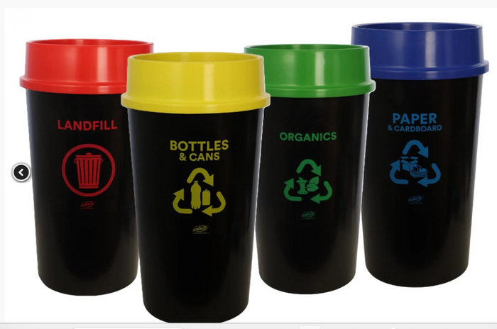 SABCO Recycling Station with Lid 60L