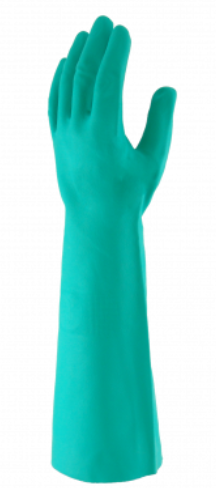 UltraChem Green Nitron Gloves Elbow Leng