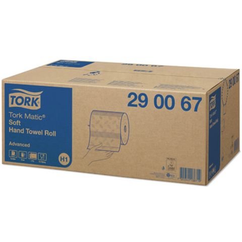 Tork H1 Matic 2Ply Advanced Soft Paper Towel Roll Ctn/6 (290067)