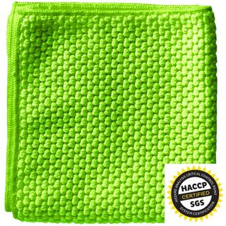 B-Clean Antibacterial Microfibre Cloth Green