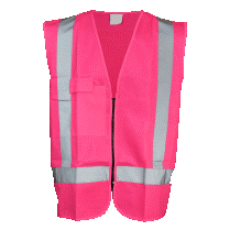 Hi-Vis Vest Pink X-Large