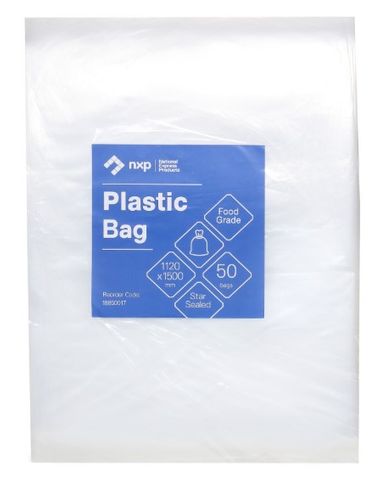 Wheelie Bin Liner 240L 40mu Clear PK/50