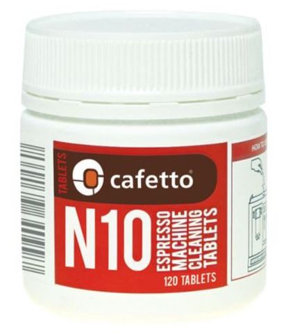 Cafetto N10 Espresso Machine Cleaning Tabs 1g Jar 120
