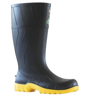 Bata Safemat Black PVC Safety Gumboot Size 11