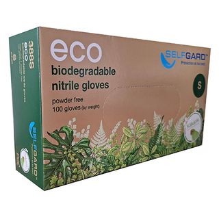 ECO Glove Biodegradable P/Free Blue Medium Pk/100