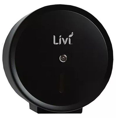 Livi Jumbo Black Metal Dispenser (D012)