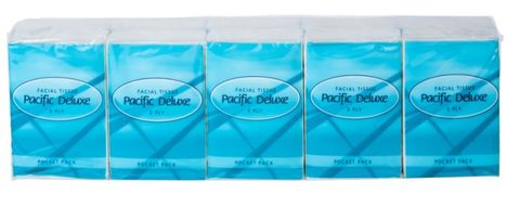 PH Delux Pocket Pack Tissues 3ply, Ctn/300