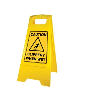 Wet Floor Sign Slippery When Wet