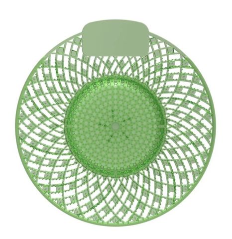 Glomesh Spiral 2.0 Urinal Screen Cucumber Melon Scent