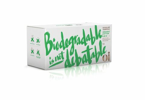 Oi Organic Applicator Tampons Regular Pkt/14 Box/12