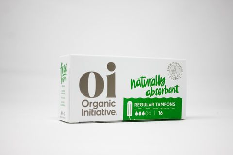 Oi Organic Tampons Regular Pack/16 Case/12