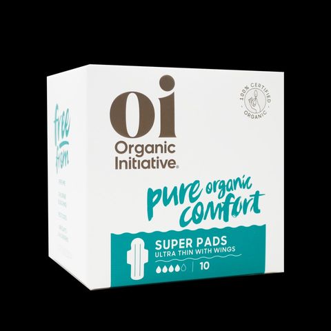 Oi Organic Pads Ultra Thin Wings Super Pack/10 Box/12