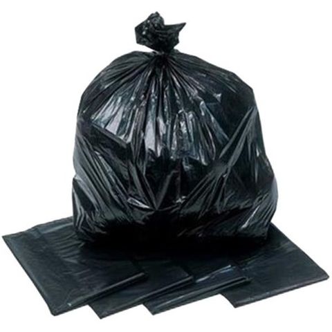 Rubbish Bag 80L 750x1000mm Black 42mu CTN/250