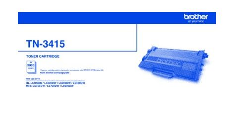 Brother Toner Cartridge TN-3415 Black
