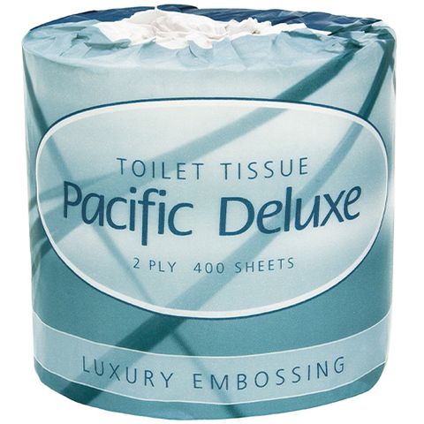 PH Deluxe 2ply Toilet Rolls Wrapped 400 sheets Ctn/48 (D2400)