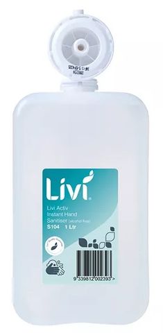 Livi Instant Alcohol Free Foaming Hand Sanitiser 1L (S104)