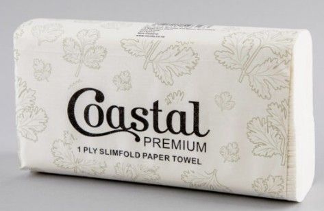 Coastal Slimline Premium Paper Towels Ctn/20