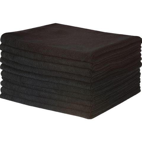 Microfibre Cloth 40cm x 40cm 300gsm Black