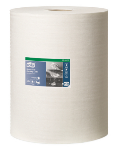 Tork W1/W2/W3 1ply 530 Combi Roll Heavy Duty Cleaning Cloths Ctn/1 Roll (530137)