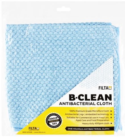 B-Clean Antibacterial Microfibre Cloth