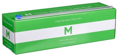 Food Cling/Film Wrap Dispenser Box 33cm x600m