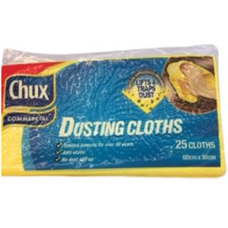 Chux Dusting Cloth Oil Impregnated Yellow Pk/25